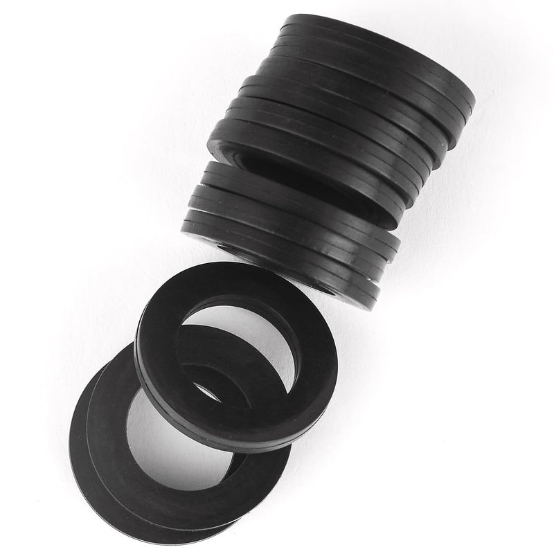 AuySier 40 Pcs Garden Hose Washer, Hose Gasket Washers, Abrasion Resistant Silicone O-Rings, Leakproof Sealing Gaskets Rings, Fit All Standard 3/4"" Garden Hose Fittings - Image 5